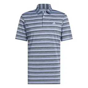 Adidas Two-Colour Striped Mens Polo Shirt