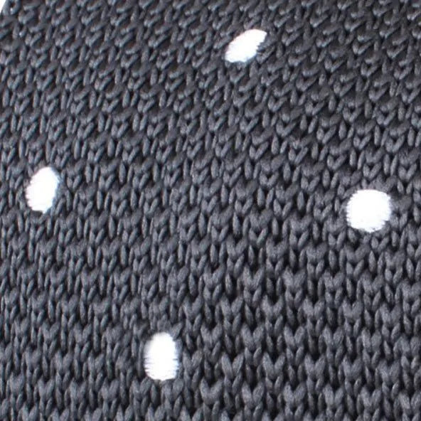 Argento Grey Knitted Tie