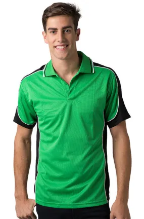 Be Seen Men's Polo Shirt With Striped Collar 3rd( 7 Color ) (BSP15)