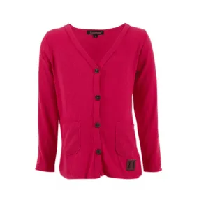 Beau Hudson  Watermelon Pink Signature Cardigan