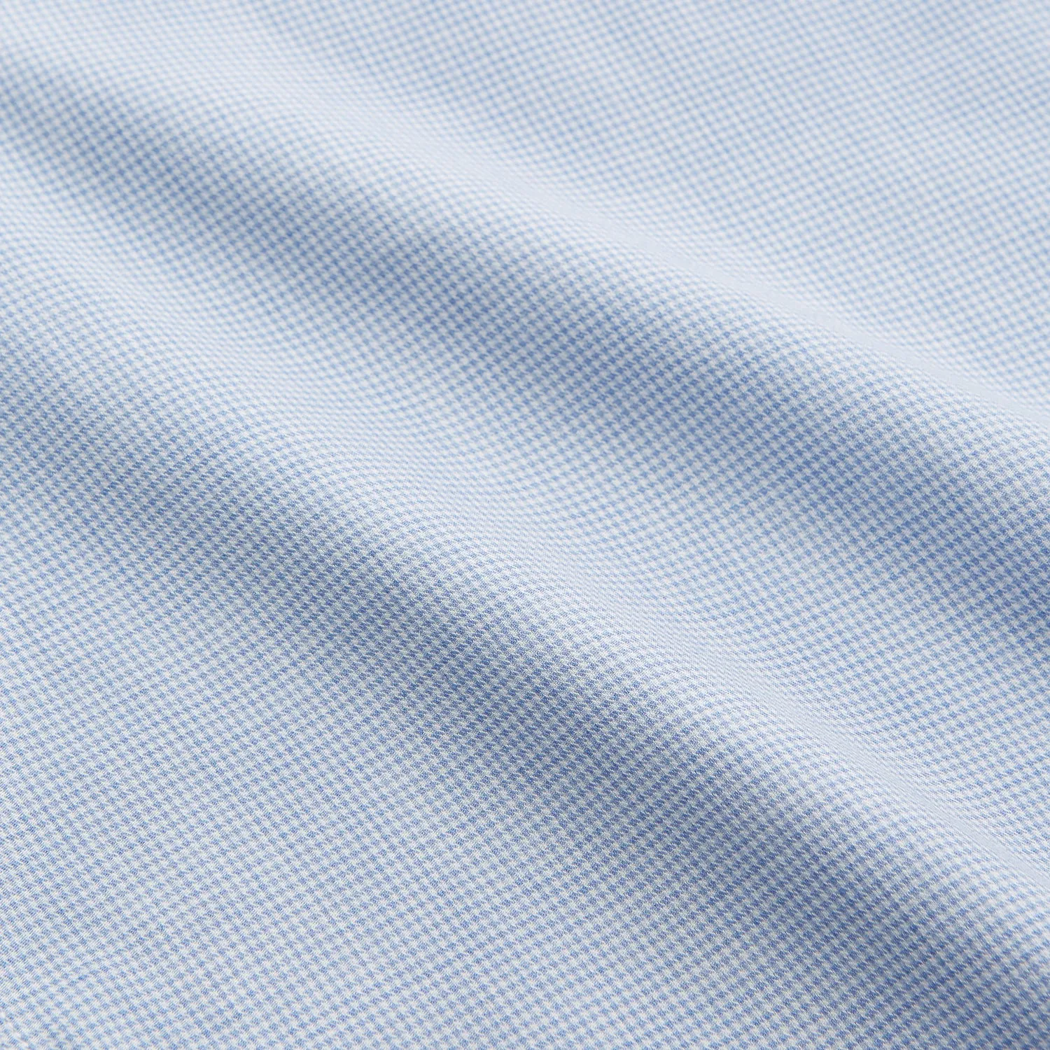 Blue Weekend Fit Cotton-Cashmere Finch Shirt With Derby Collar And Chest Pocket