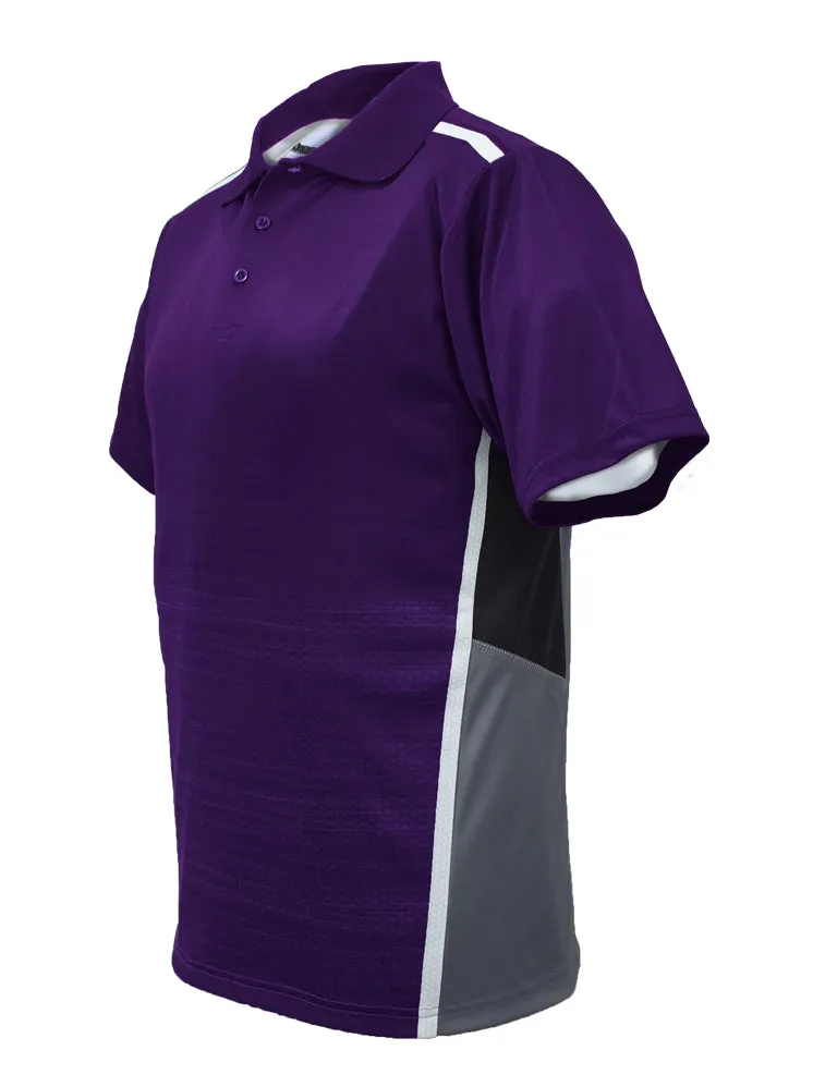 Bocini Unisex Adults Sublimated Panel Polo (CP1505)