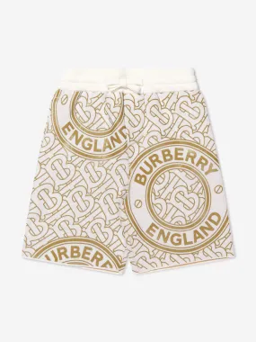 Burberry Boys Merino Wool Monogram Jaimie Shorts