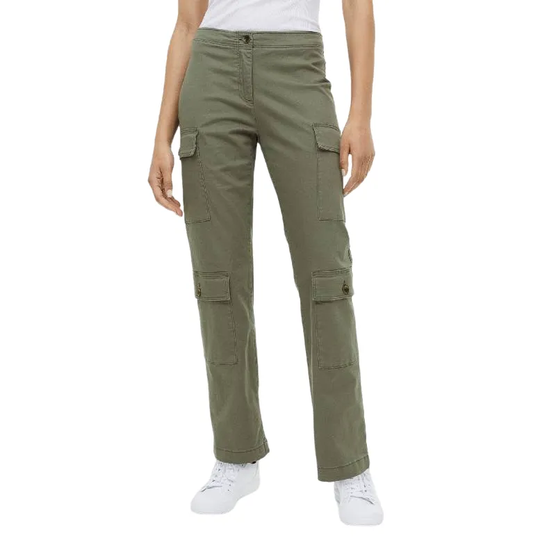 Cotton trousers H&M, green