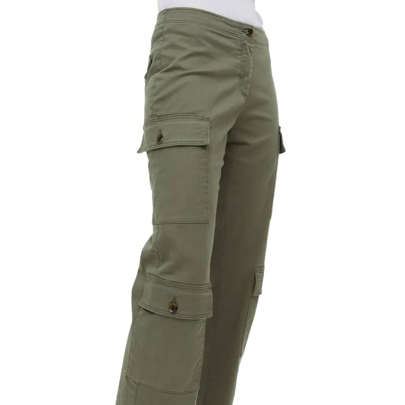 Cotton trousers H&M, green