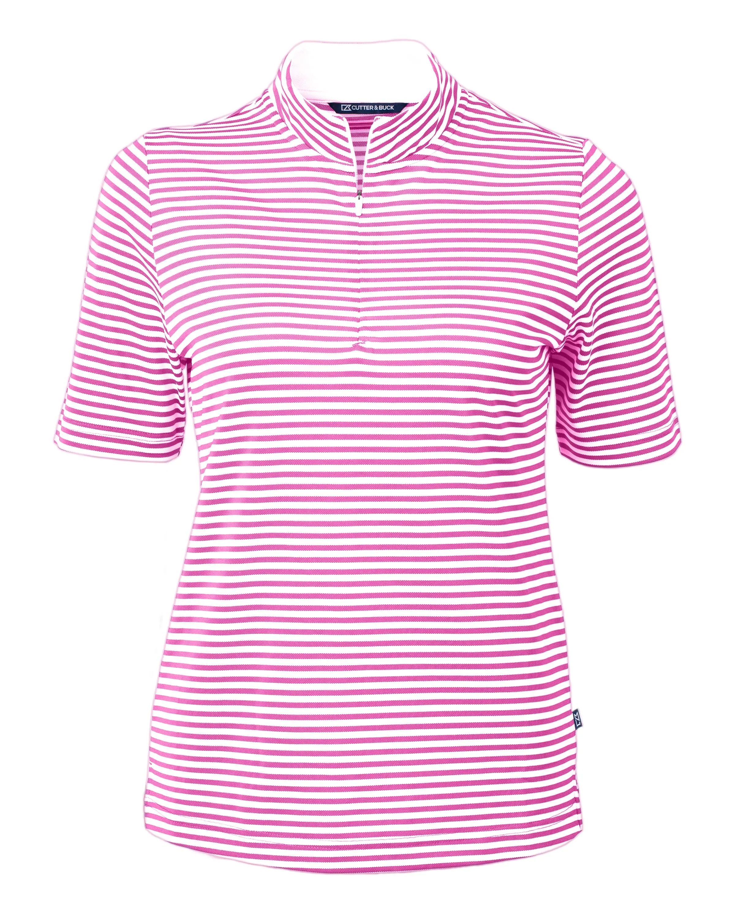 Cutter & Buck Virtue Eco Pique Stripe Recycled Ladies Top