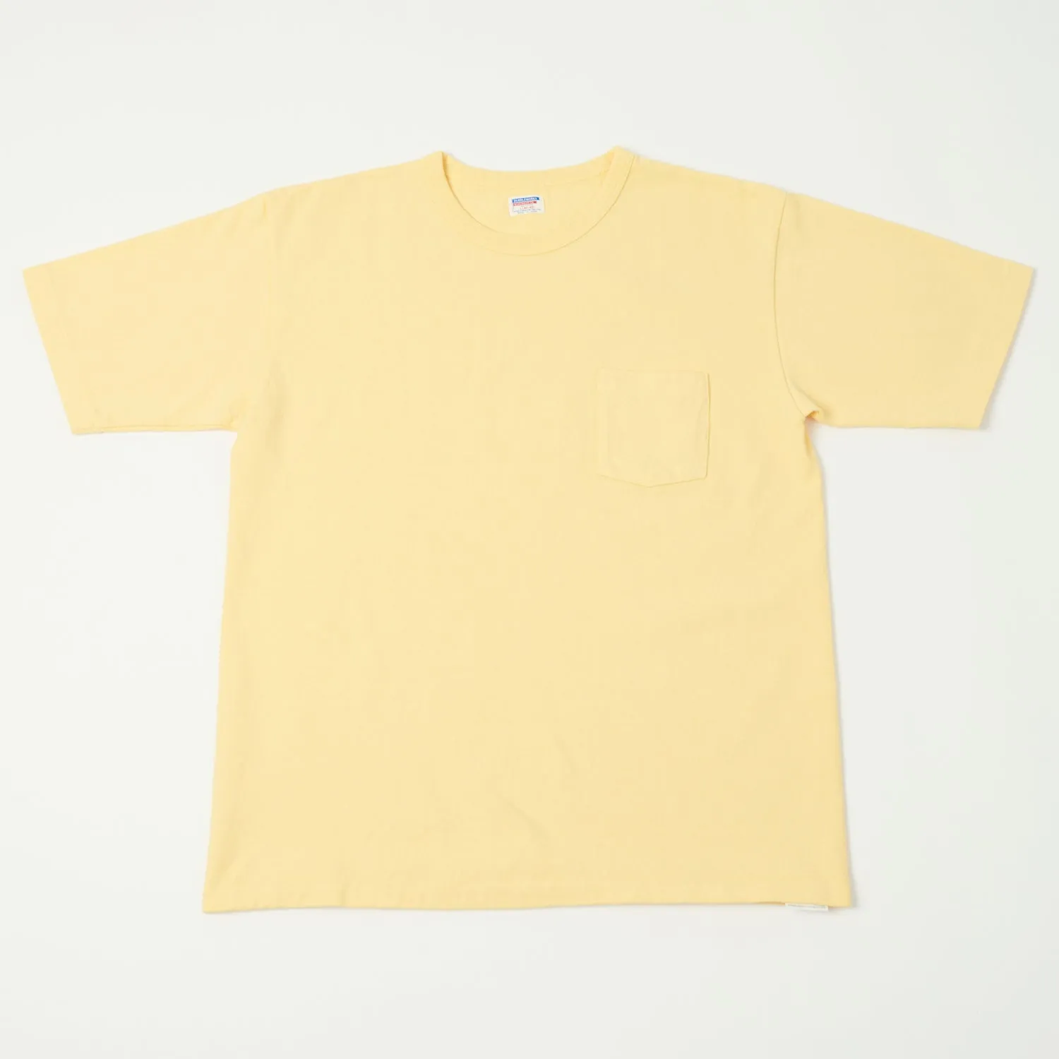 Dubbleworks Heavy Fabric Pocket Tee - Pale Yellow