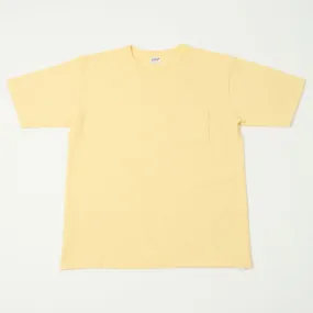 Dubbleworks Heavy Fabric Pocket Tee - Pale Yellow