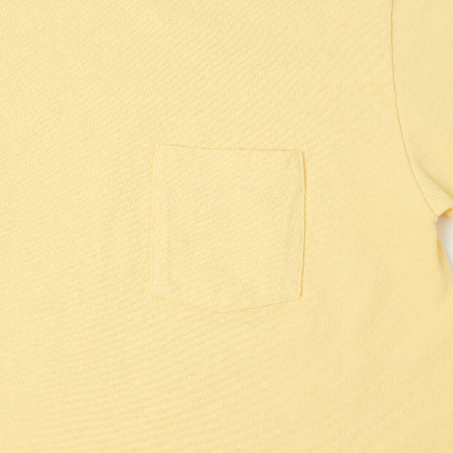 Dubbleworks Heavy Fabric Pocket Tee - Pale Yellow