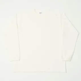 Dubbleworks Long Sleeve Heavy Fabric Tee - Off White