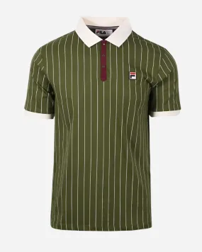 Fila Vintage BB1 Polo Chive/Gardenia/Windsor Wine | Classic Casuals