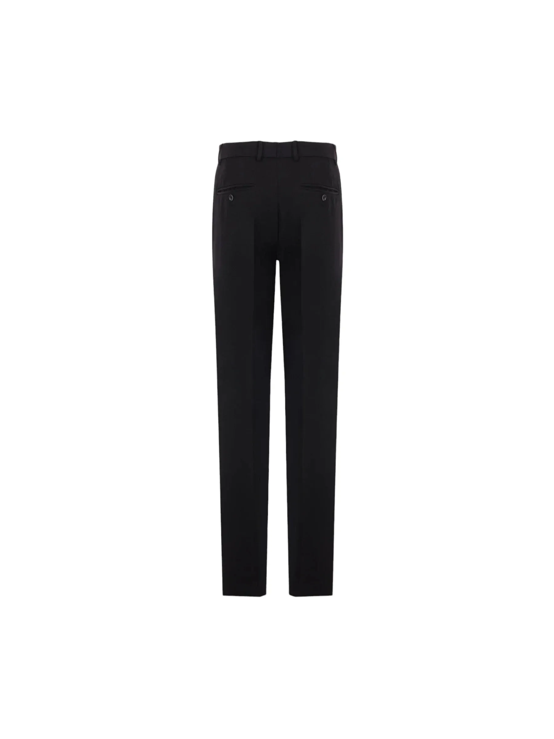 Flared Fitted Pants in Wool