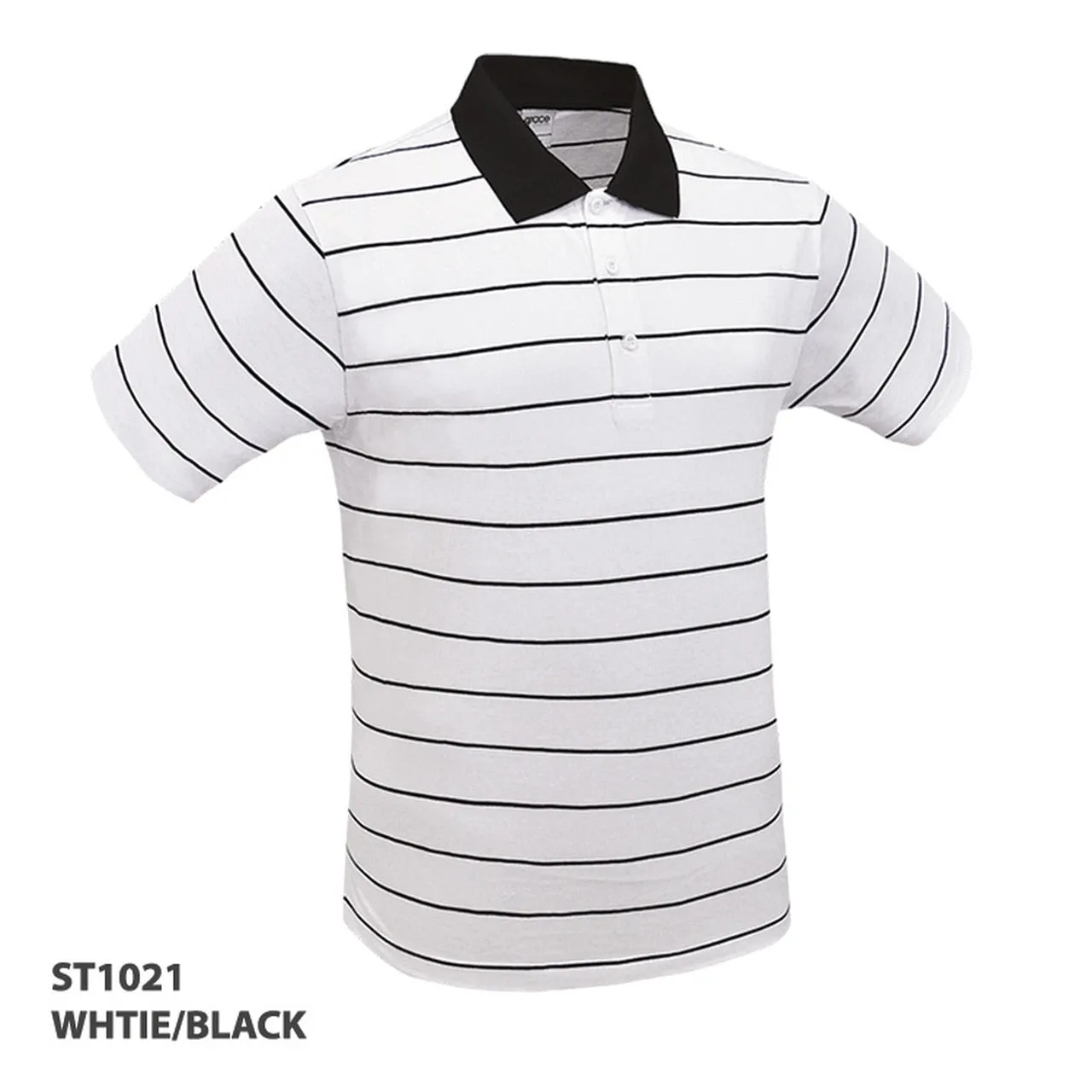 Grace Collection Men's Stripes Polo(ST1021)-Clearance