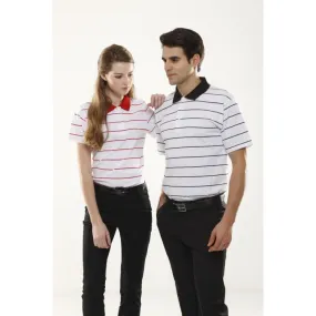 Grace Collection Men's Stripes Polo(ST1021)-Clearance