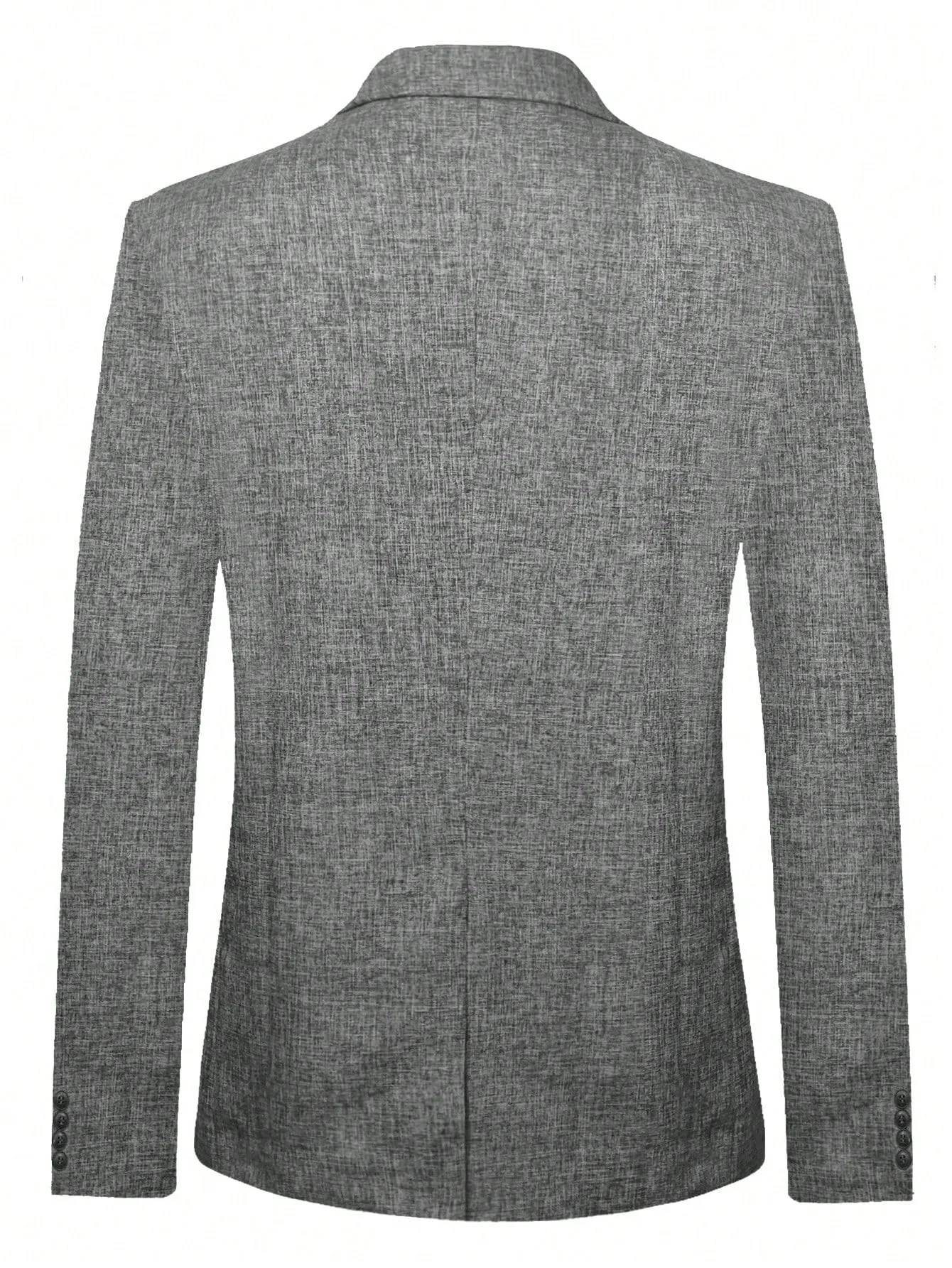 Grey Single Button Single Breasted Blazer