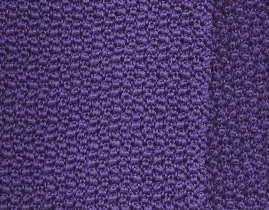 Imperial Purple Silk Knit Tie