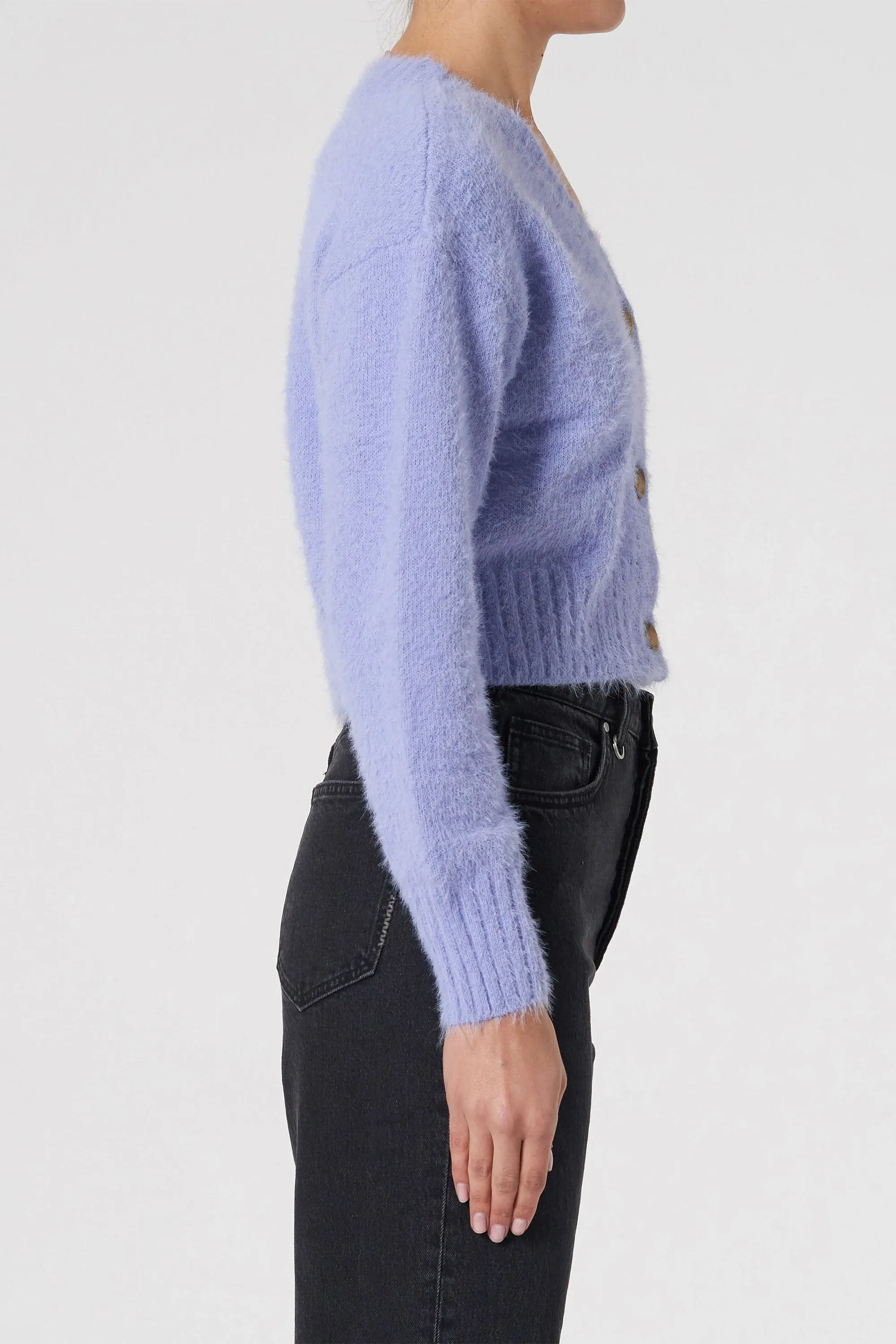 Kate Knit Cardigan - Lavender