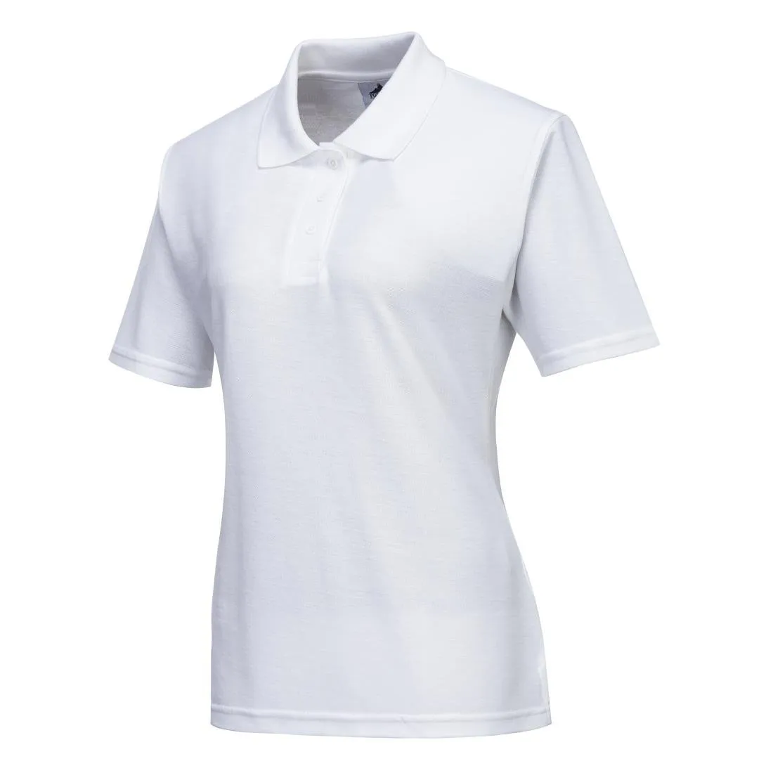 Ladies Polo Shirt White M - BB473-M