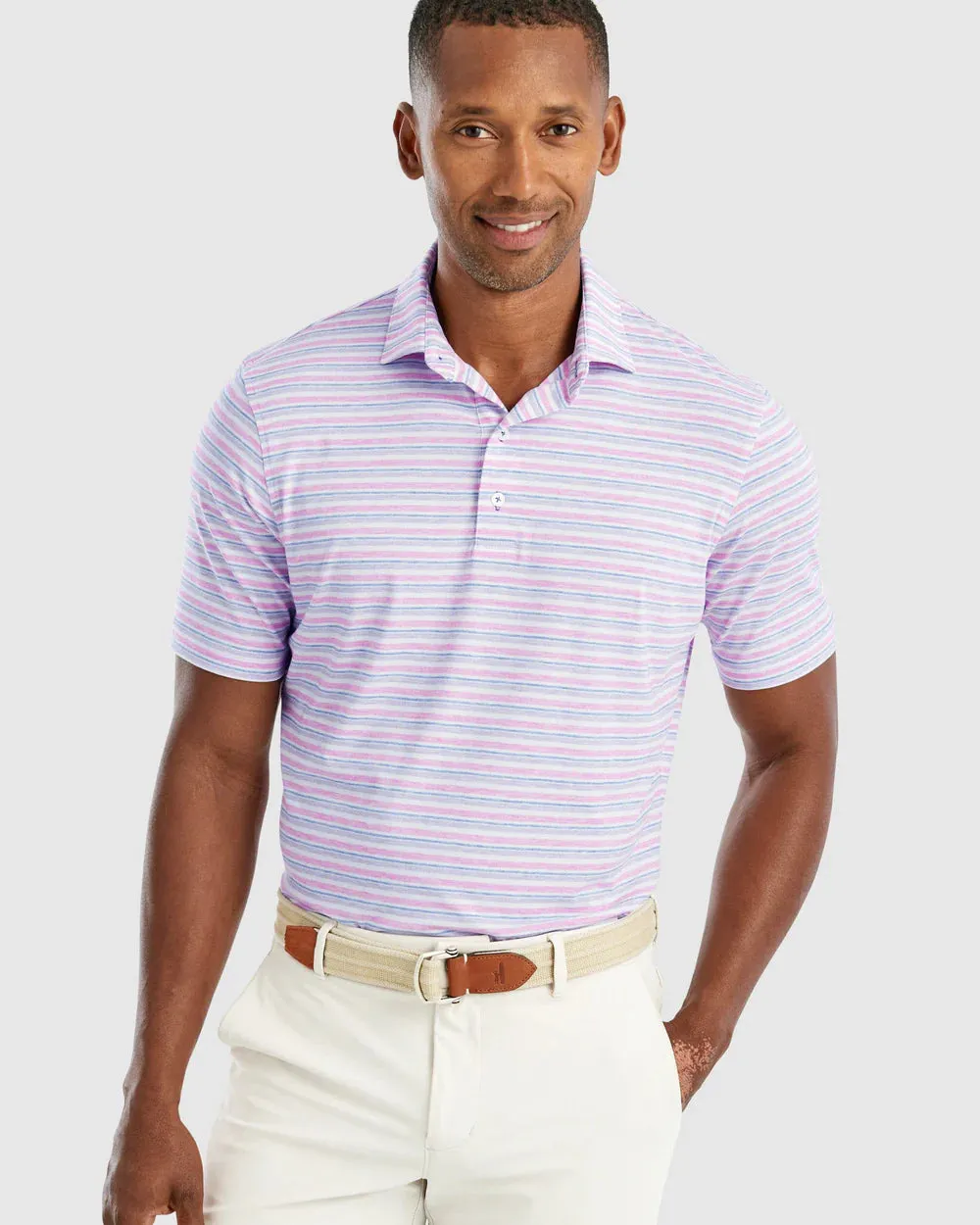 Malcom Striped Polo (Jam)