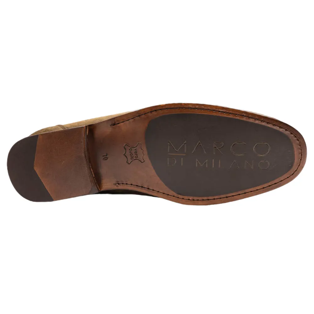 Marco Di Milano Cassarano Calf and Leather Crazy Olive