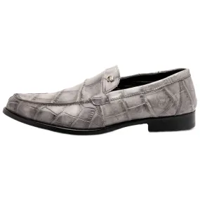 Mauri 1028 Alligator/ Calf Hand Painted Lt. Grey