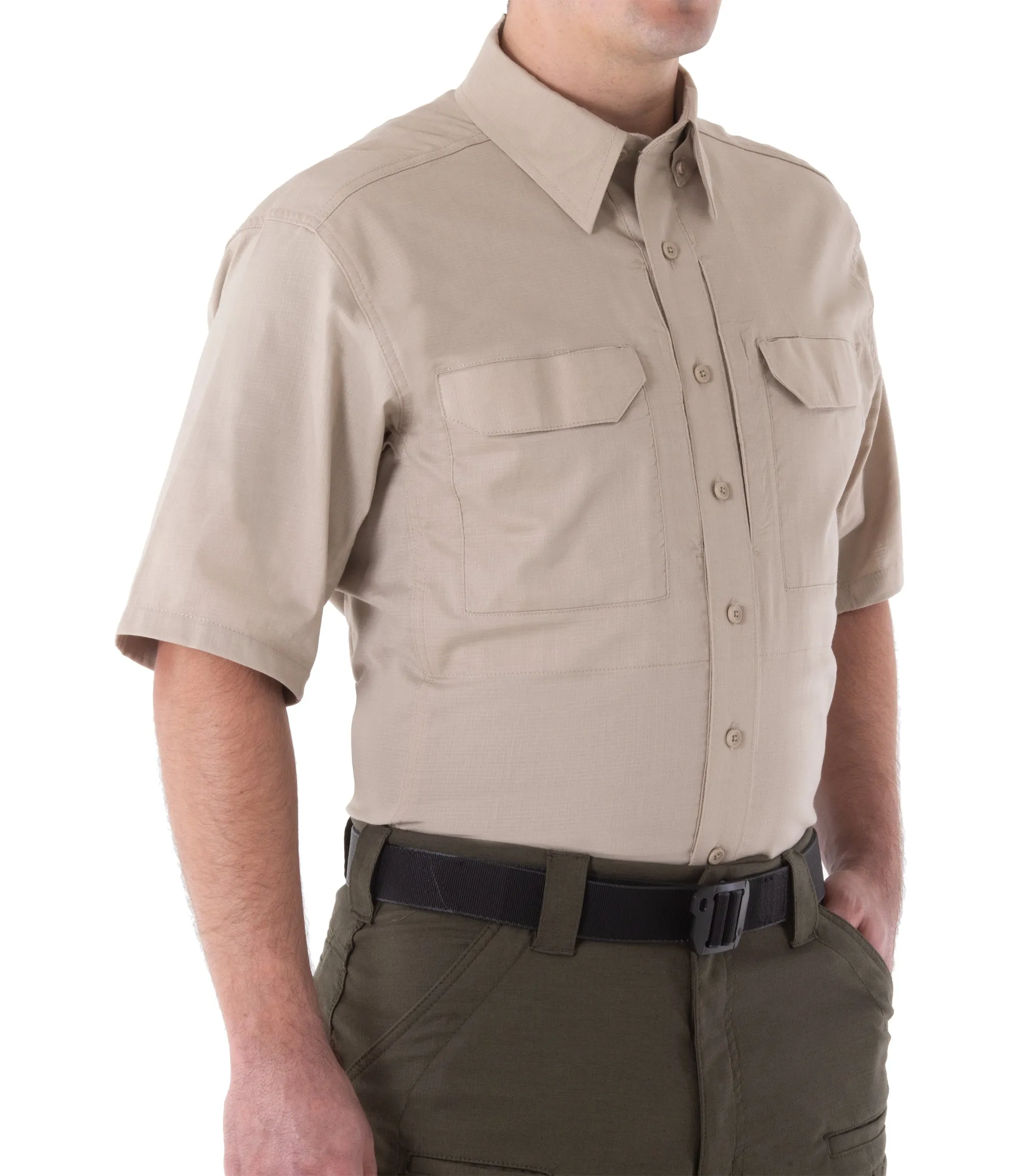 Men's V2 Tactical Short Sleeve Shirts / Khaki