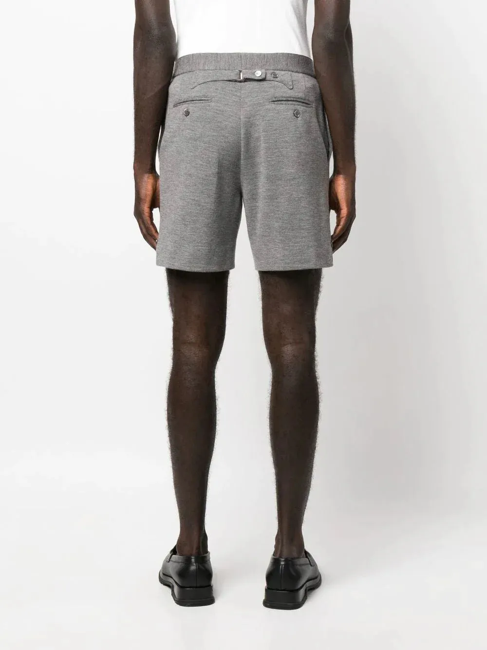 Mid Thigh Shorts In Wool