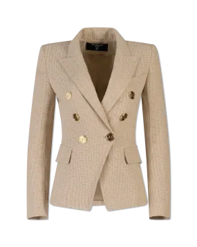 Monogram Jacquard 6 Button Jacket