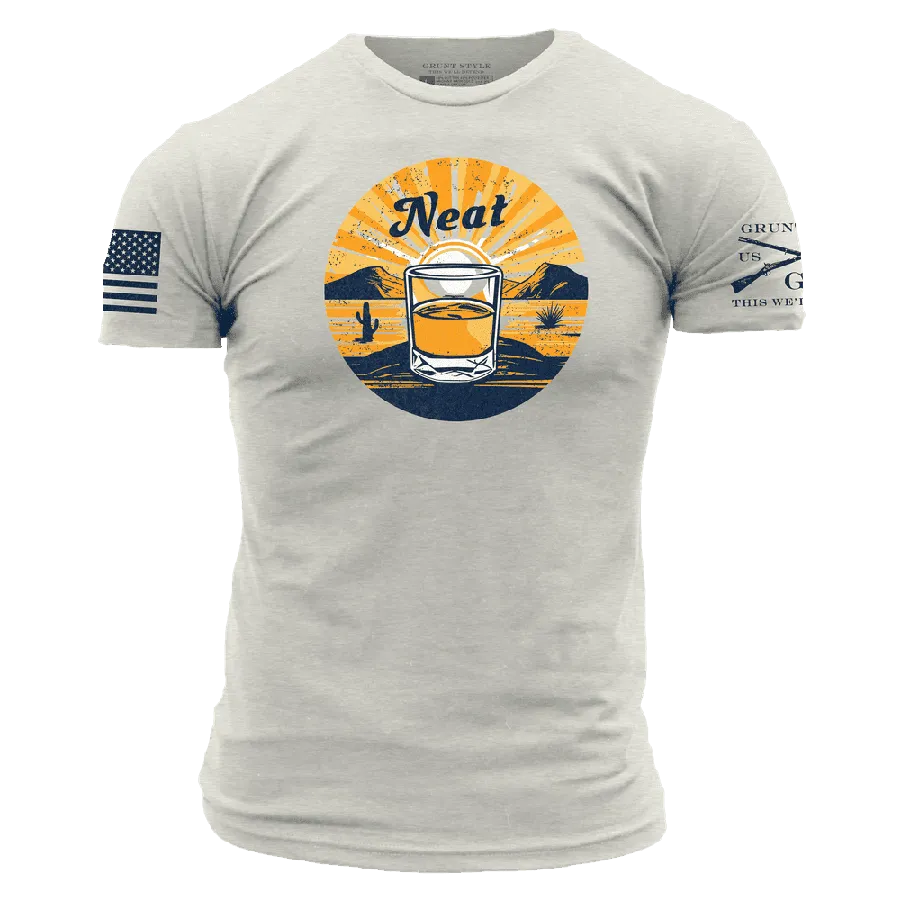 Neat Whiskey T-Shirt - Sand