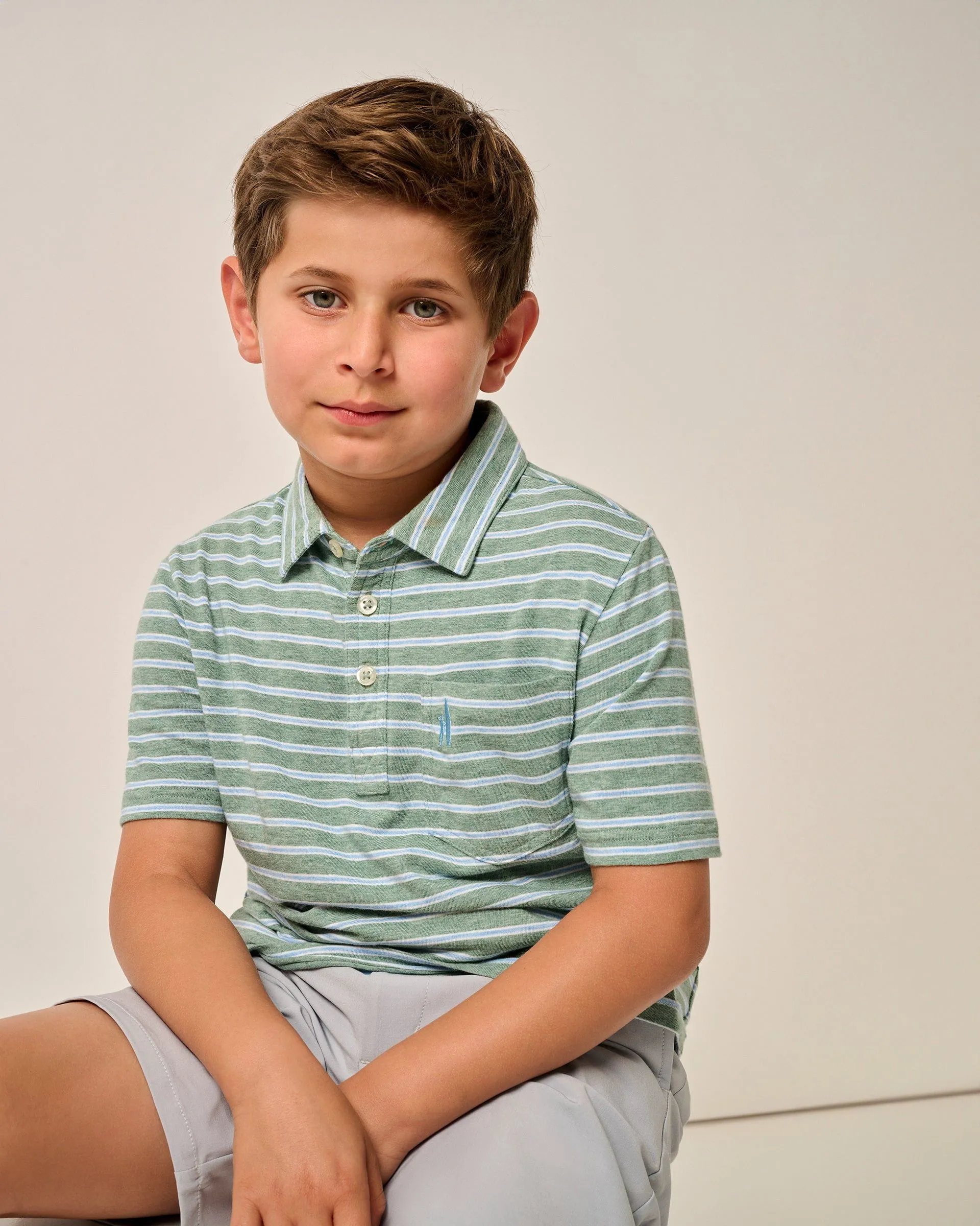 Original 4-Button Jr. Polo - Matthis Stripe