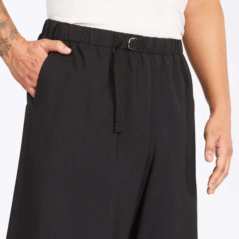 Palego Short - Black Tropical Wool