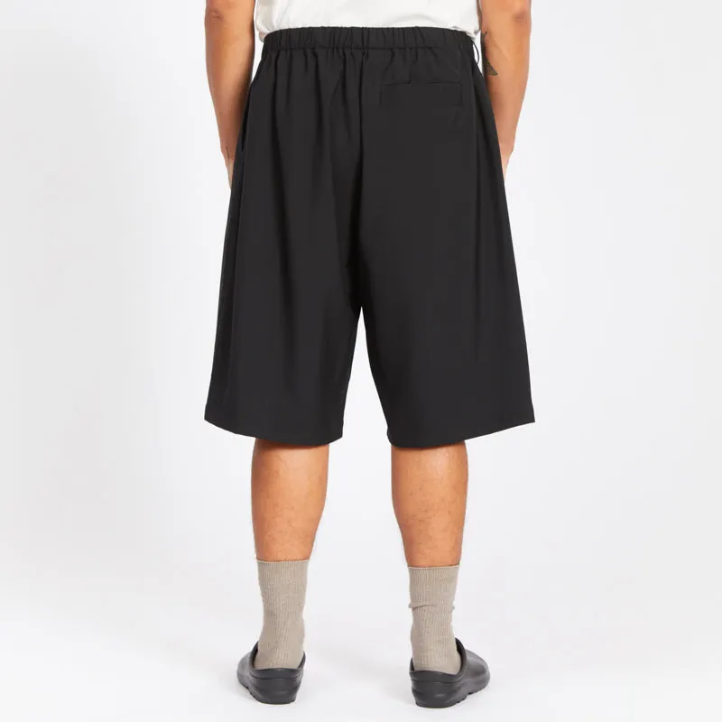 Palego Short - Black Tropical Wool