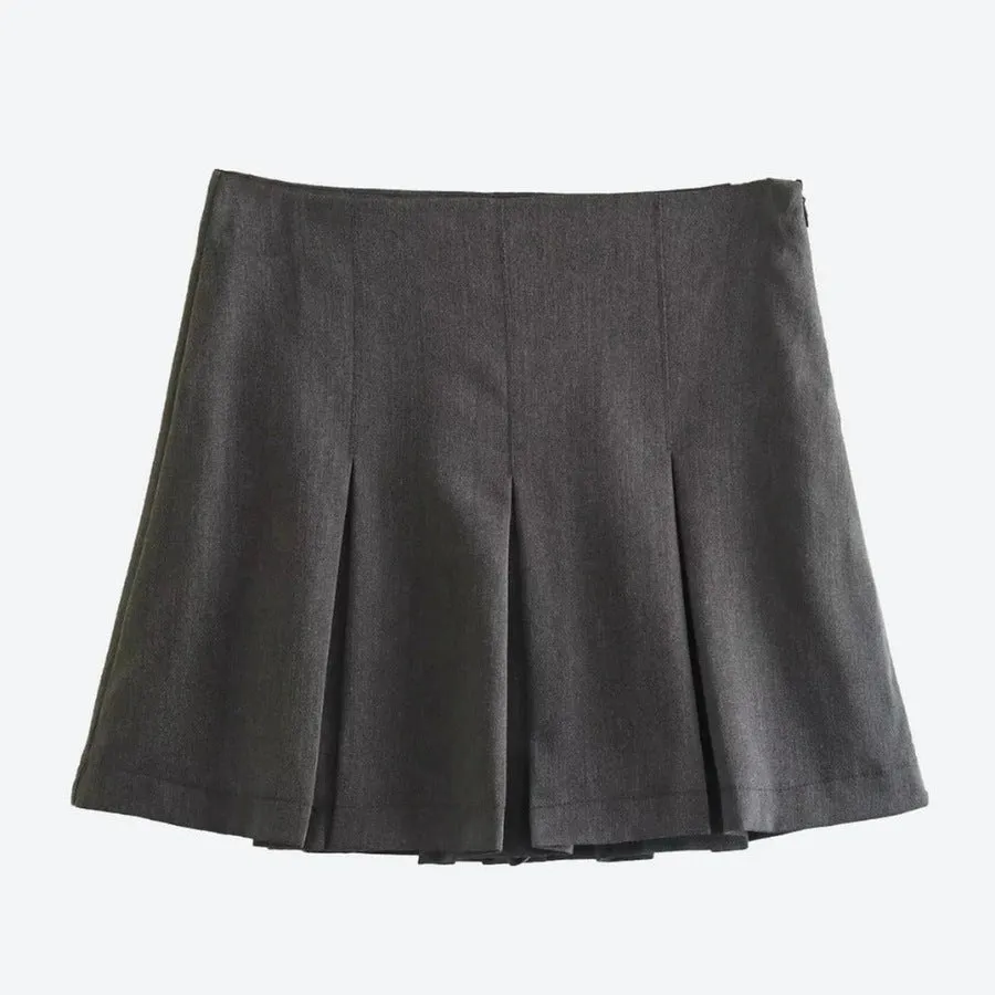 Pleated Classic School Uniform Skirts