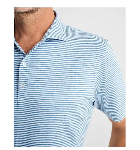 Seymour Striped Polo in Pipeline by Johnnie-O