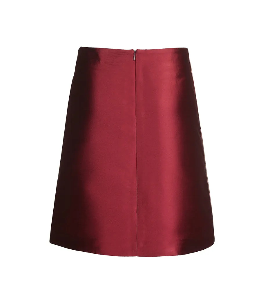 SHUSHAN Geometric Ornament Skirt