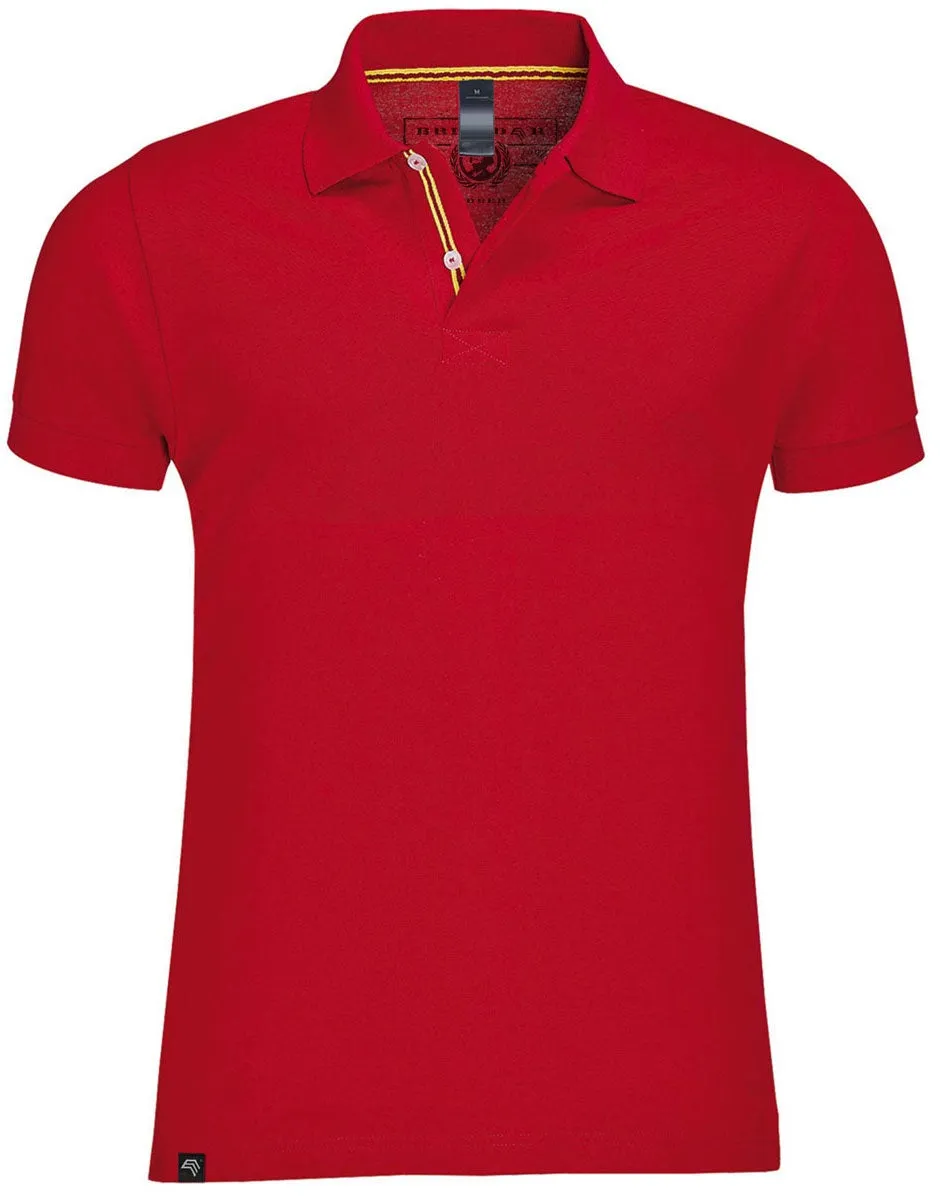 SLS 0576 ― Kontraststreifen Polo Shirt Patriot [3XL]