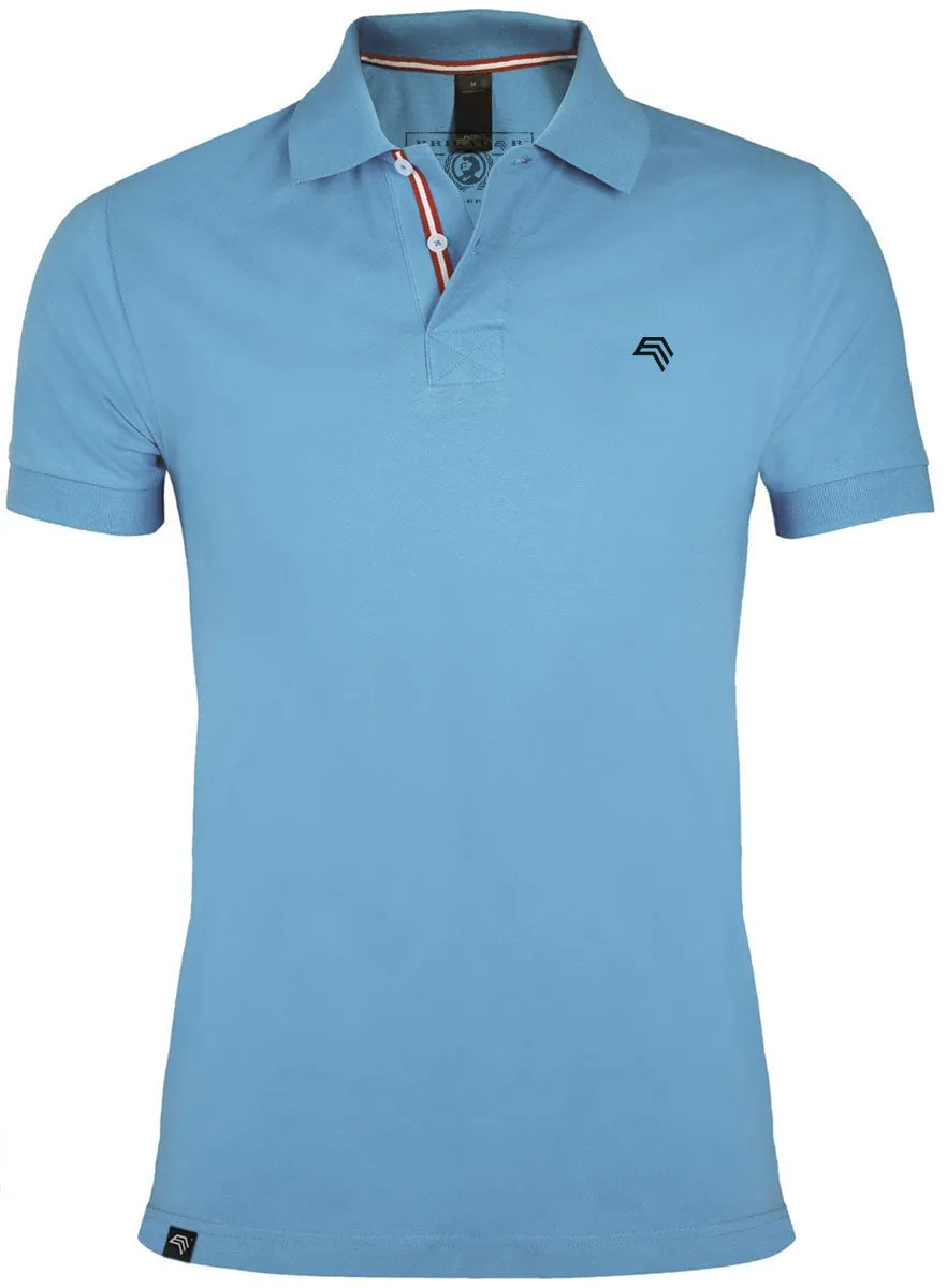 SLS 0576 ― Kontraststreifen Polo Shirt Patriot [3XL]