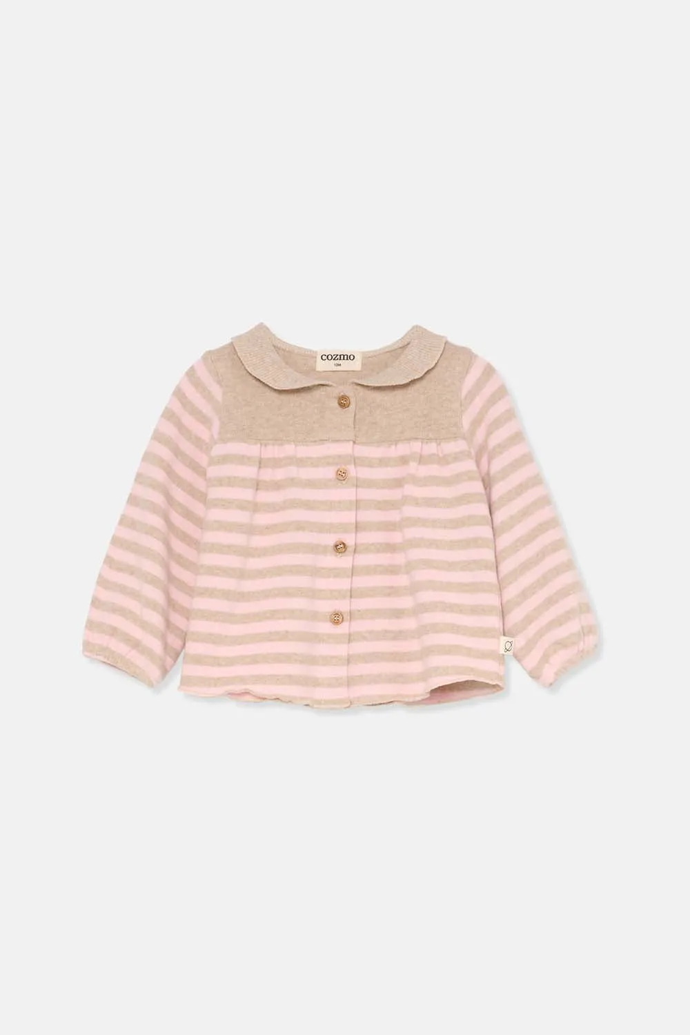 SOFT STRIPED BABY CARDIGAN