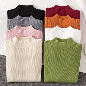 Soft Sweater Women Winter Turtleneck Long Sleeve