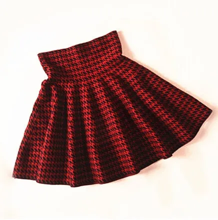 VenusFox Casual Elastic High Waist Knitted mini Skirts