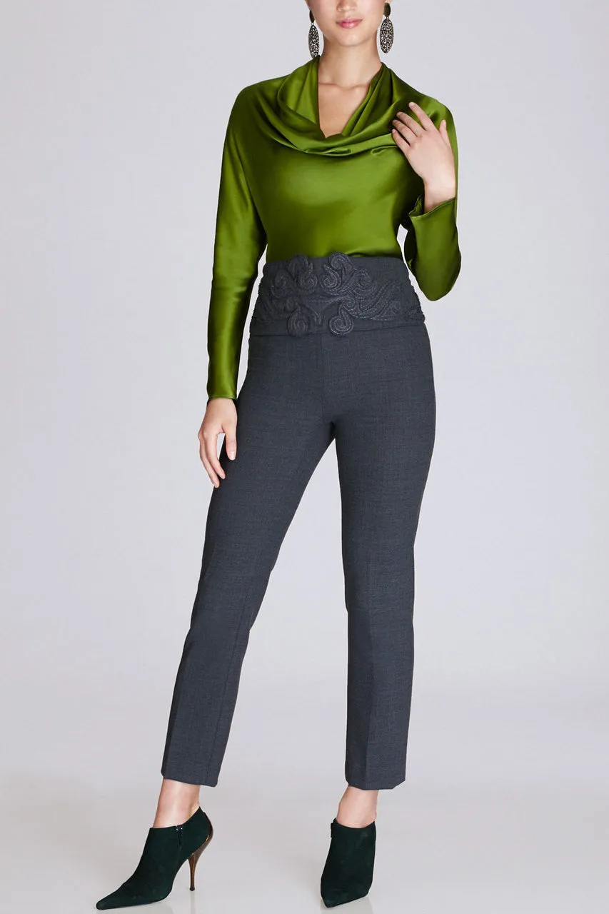 Wool Crepe Pant